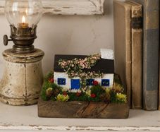 Handcrafted tiny wooden cottage