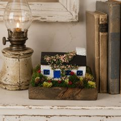 Handcrafted tiny wooden cottage