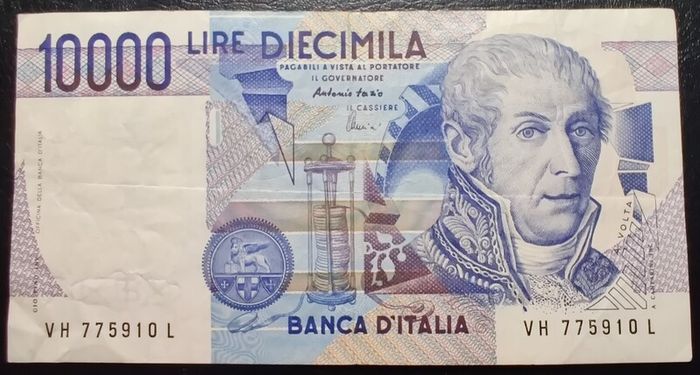 10000 Lire (Volta) 1984 Italy
