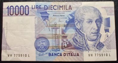 10000 Lire (Volta) 1984 Italy