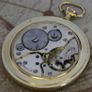 gold plated swiss pocket watch Image 3