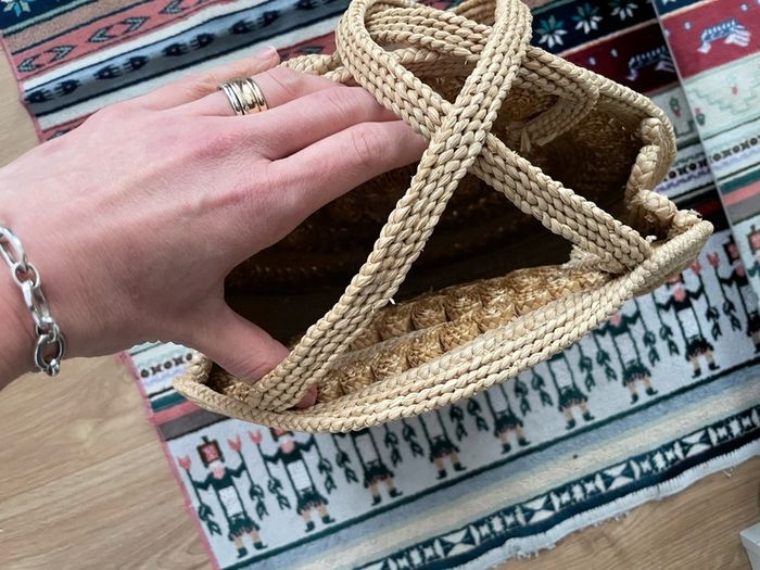 Boho Round Handmade Straw Shoulder Bag