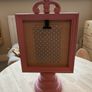 Pedestal Wooden Dusty Pink Frame 4x6inches NEW Image 4