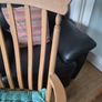 Stunning high back Wooden Armchairs Image 6
