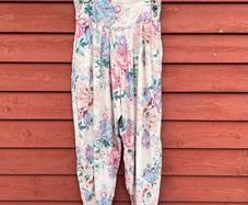 Vintage Floral Lightweight Pants