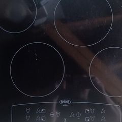 Free belling ceramic hob
