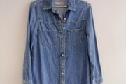 Pre Owned Primark Classic Blue Denim Shirt Dress