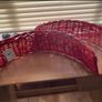 Red Wicker Tree Skirt Image 4