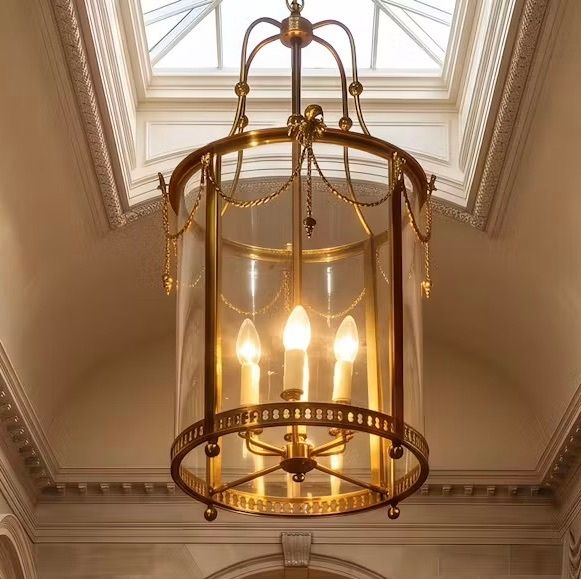 This is a good quality solid brass hand made lantern.5