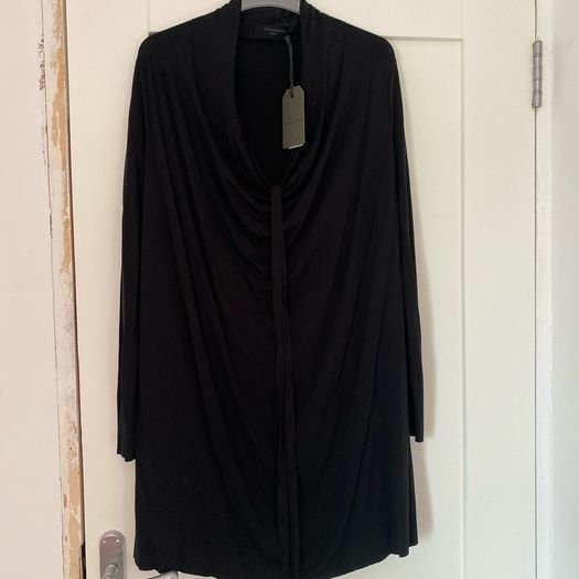 Allsaints Black Amei LS Top BNWT Small