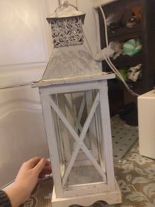 Wooden lantern