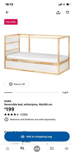 ikea kura bunk bed