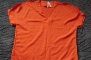 Orange Blouse  Size 12