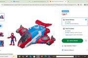 Brand NEW in package Spiderman Hero Adventures Jet quarters setJet