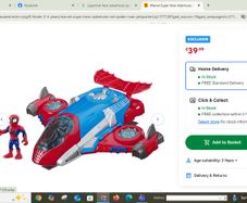 Brand NEW in package Spiderman Hero Adventures Jet quarters setJet