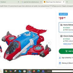 Brand NEW in package Spiderman Hero Adventures Jet quarters setJet