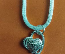 New heart necklace