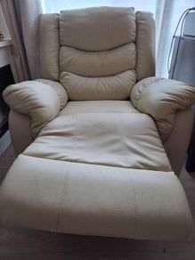 Recliner Arm Chair PU Leather