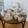 Tea Set Ansley Garden Pattern 21 piece, plus 2 jugs, 2 sugar bowls Image 4