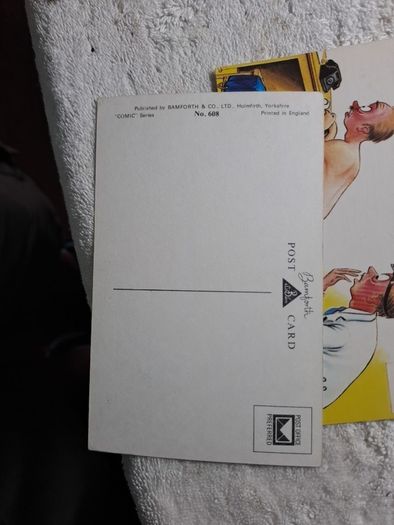 5 Bamforth Doctor Saucy postcards.