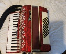 Piano Accordion with Hard Case.