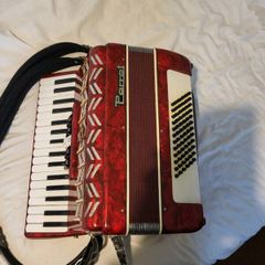 Piano Accordion with Hard Case.
