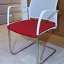 Red & White Boss Design Chairs Image 3