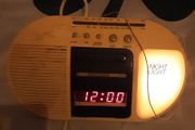 Vintage radio alarm clock