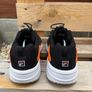 FILA Ray Tracer Black/Orange Sneakers Size UK 10 Image 6