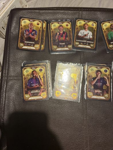 Gold Foil Football Trading Cards 100 Club