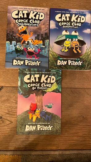 Cat Kid books by Dav Pilkey