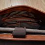 Leather messenger bag Image 4