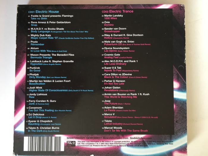 Godskitchen [2007] Godskitchen Electric (2CD Album)