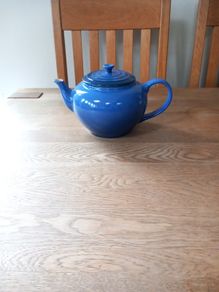 Le Creuset Blue Teapot