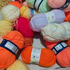 knitting Yarn// DK //Chenille//Glitter Dk.