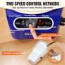 Pottery Wheel 27.9 cm Ceramic Wheel Foot Pedal Touch Screen 450W 3 Legs Blue Image 3