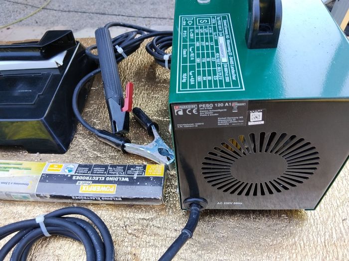 Parkside arc welder type PESG 120A1, 240v