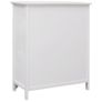 Side Cabinet with 6 Drawers White 60x30x75 cm Paulownia Wood Image 4