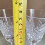 SET OF 4 Irish Waterford Crystal Cut Glass Sherry Glasses Pattern Clare Image 3