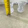 Pair Of 1950s Cut Glass Vintage Posy Vase/Vintage Toothpick Holder Image 2