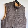 NEW Brown Sherpa Lined Gilet XL Image 2