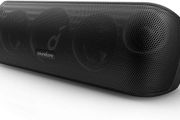 Soundcore Motion+ Bluetooth Speaker with Hi-Res 30W Audio, BassUp, Extended Bass and Treble, Wireless HIFI Portable Speaker with App, Customizable EQ, 12-Hour Playtime, IPX7 Waterproof, and USB-C
