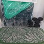 New picnic/cooler bag plastic sundae dishes and small glass bottles Image 3
