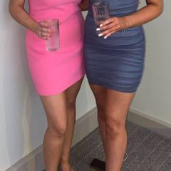 Pink Zara dress