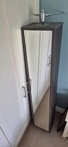 Rotating Bathroom Cabinet with Mirror (Zola / Linate)