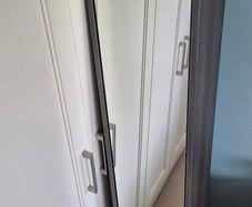 Rotating Bathroom Cabinet with Mirror (Zola / Linate)