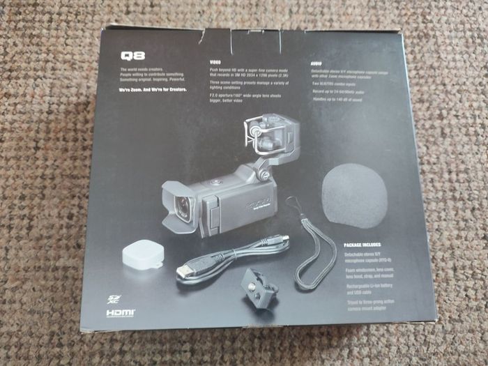 Zoom Q8 Audio & Video Recorder (New)