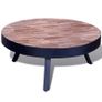 Coffee Table Round Reclaimed Teak Wood Image 5
