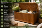 Acacia Wood Garden Storage Box 205L