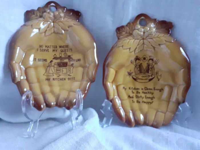 Ceramic Hand Wall Plates